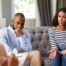 young African American man and woman in therapy session